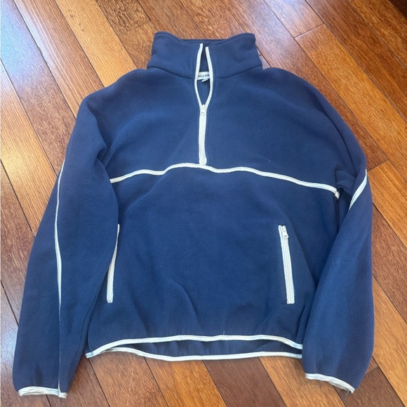 Women's Navy Blue Gold Hinge XS Half-Zip Fleece Pullover Like New - Picture 2 of 6